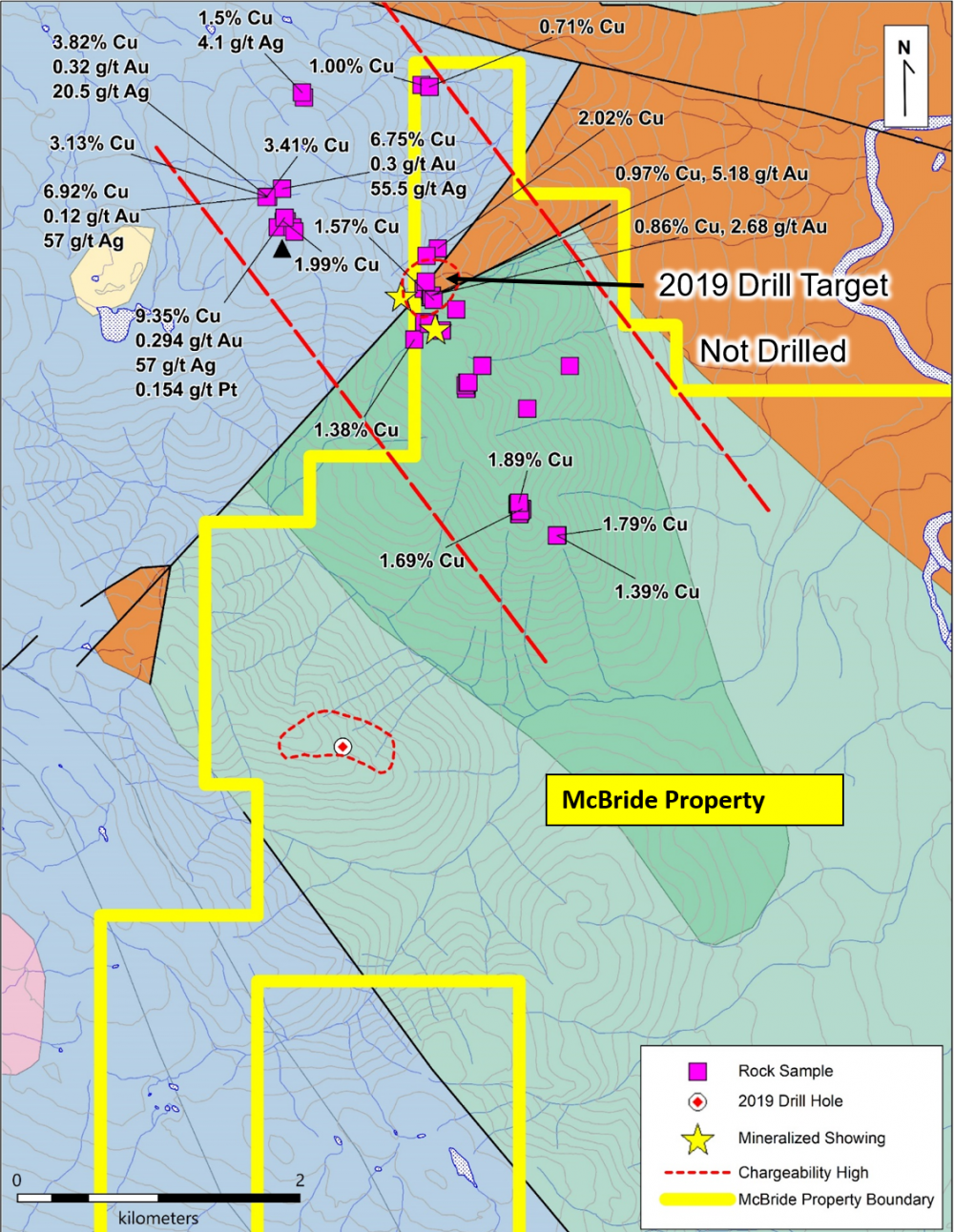 McBride Property HAWKEYE Gold & Diamond Inc.